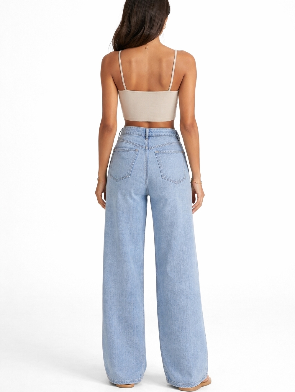 Z Supply Mia Loose Wide Leg Denim Jeans - NWT - Picture 2 of 6